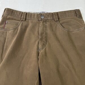 Meyer Diego Corduroy Pants Mens 33 Neige Modern Fit German Straight Leg